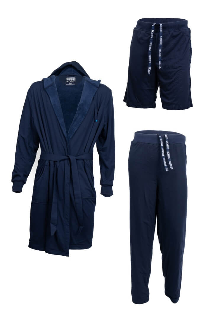 Men's Hooded Robe, Shorts & Pants, Luxury Loungewear, Ultimate