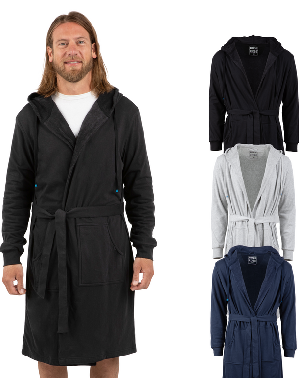 The DudeRobe - Luxury Hooded Bathrobe
