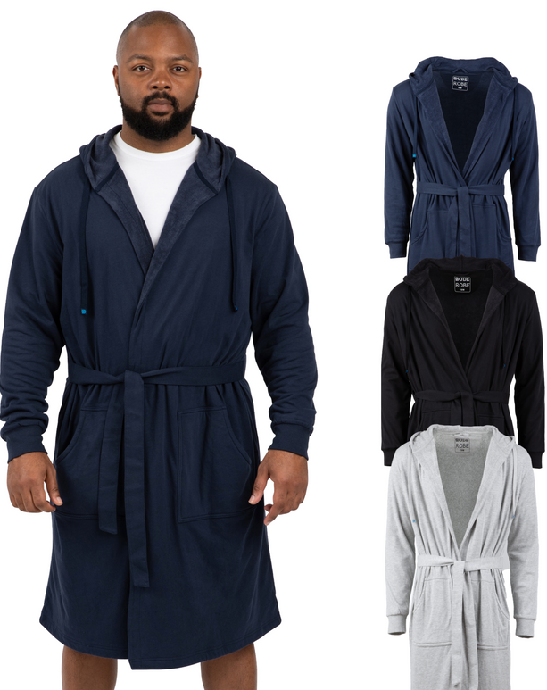 The DudeRobe - Luxury Hooded Bathrobe