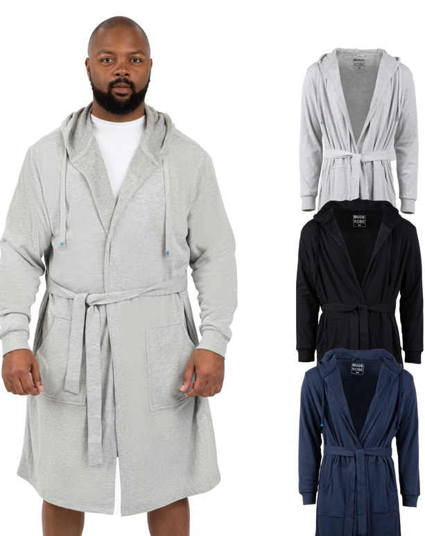 The DudeRobe - Luxury Hooded Bathrobe