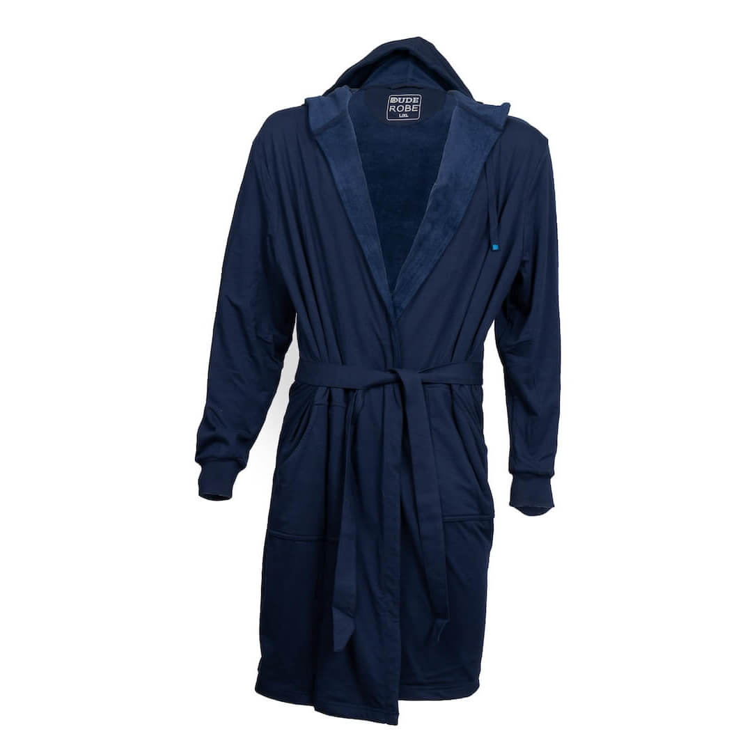 Men’s Hooded Robe & Shorts Combo, Luxury Loungewear | DudeRobe™ As Seen ...
