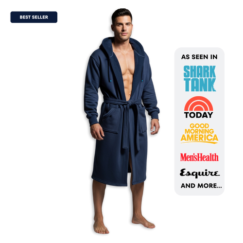 Ultimate Combo - Luxury Men's Bathrobe, Shorts & Pants