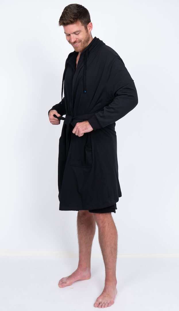 Men’s Hooded Robe, Shorts & Pants, Luxury Loungewear, Ultimate Combo |  DudeRobe™ As Seen On Shark Tank