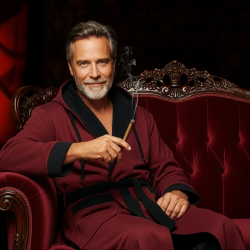 The Hef — A “Smoking Jacket” Robe