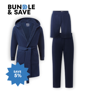 Ultimate Combo - Luxury Men's Bathrobe, Shorts & Pants