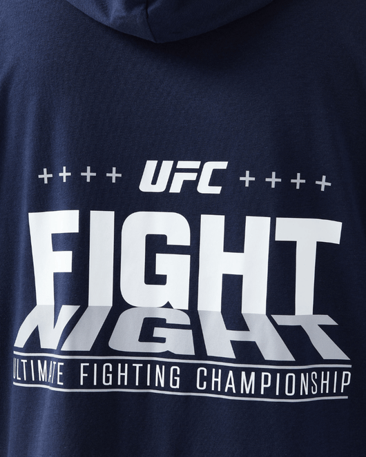 UFC DudeRobe in navy featuring Fight Night graphic, ideal for UFC merch fans.