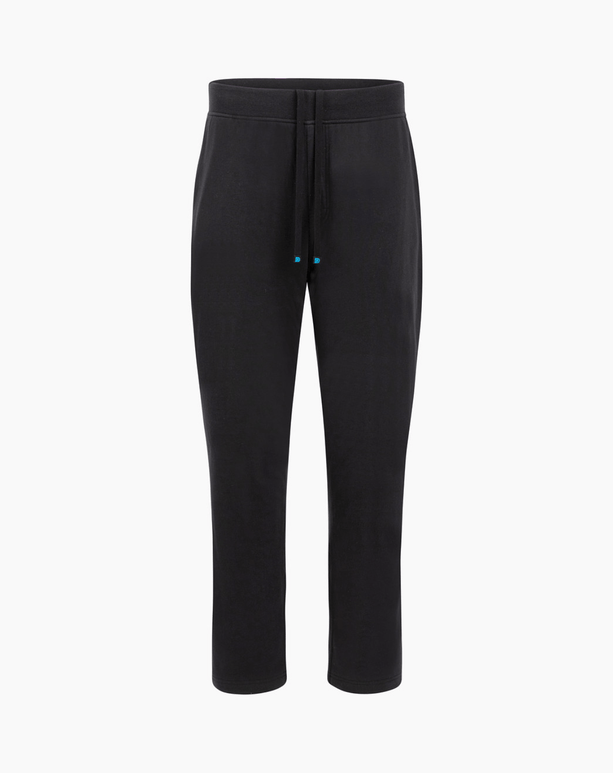 DudePants: Black sweatpants with absorbent towel lining, relaxed fit, deep pockets, and premium waistband for active lifestyles.