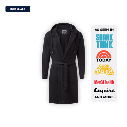 Luxury Men's Bathrobe & Pants Combo