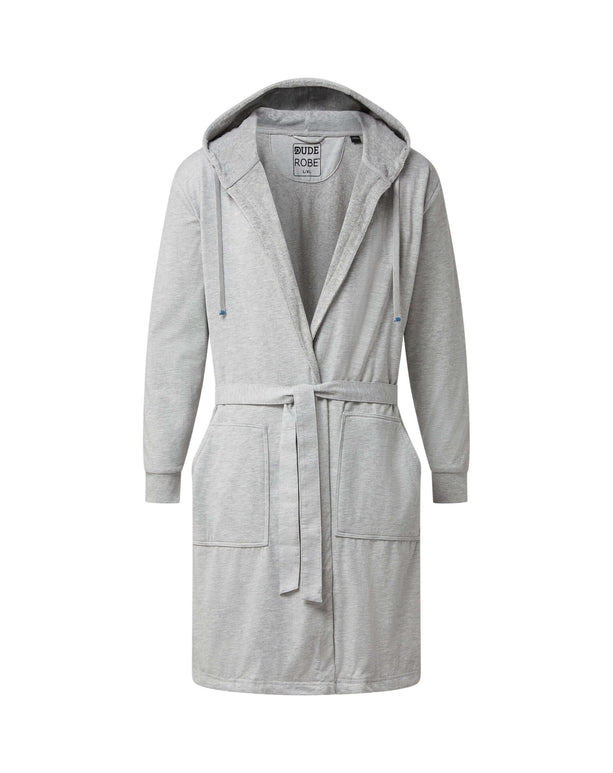 The DudeRobe - Men's Luxury Hooded Bathrobe