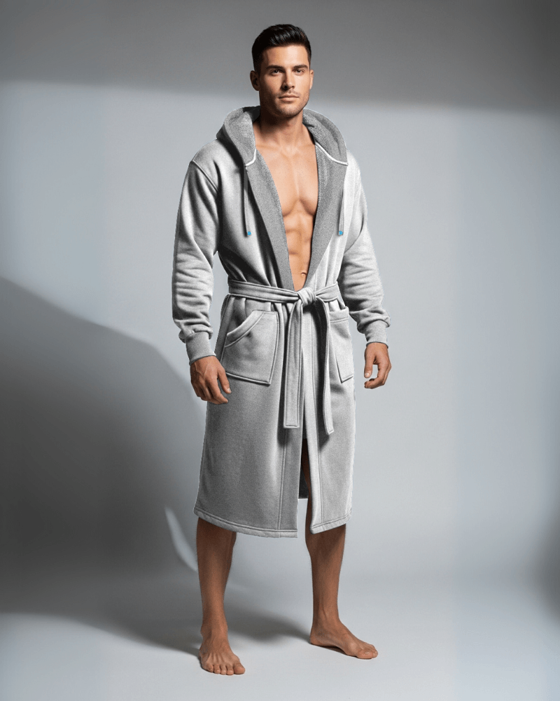 The DudeRobe - Ultimate Hooded Bathrobe for Men