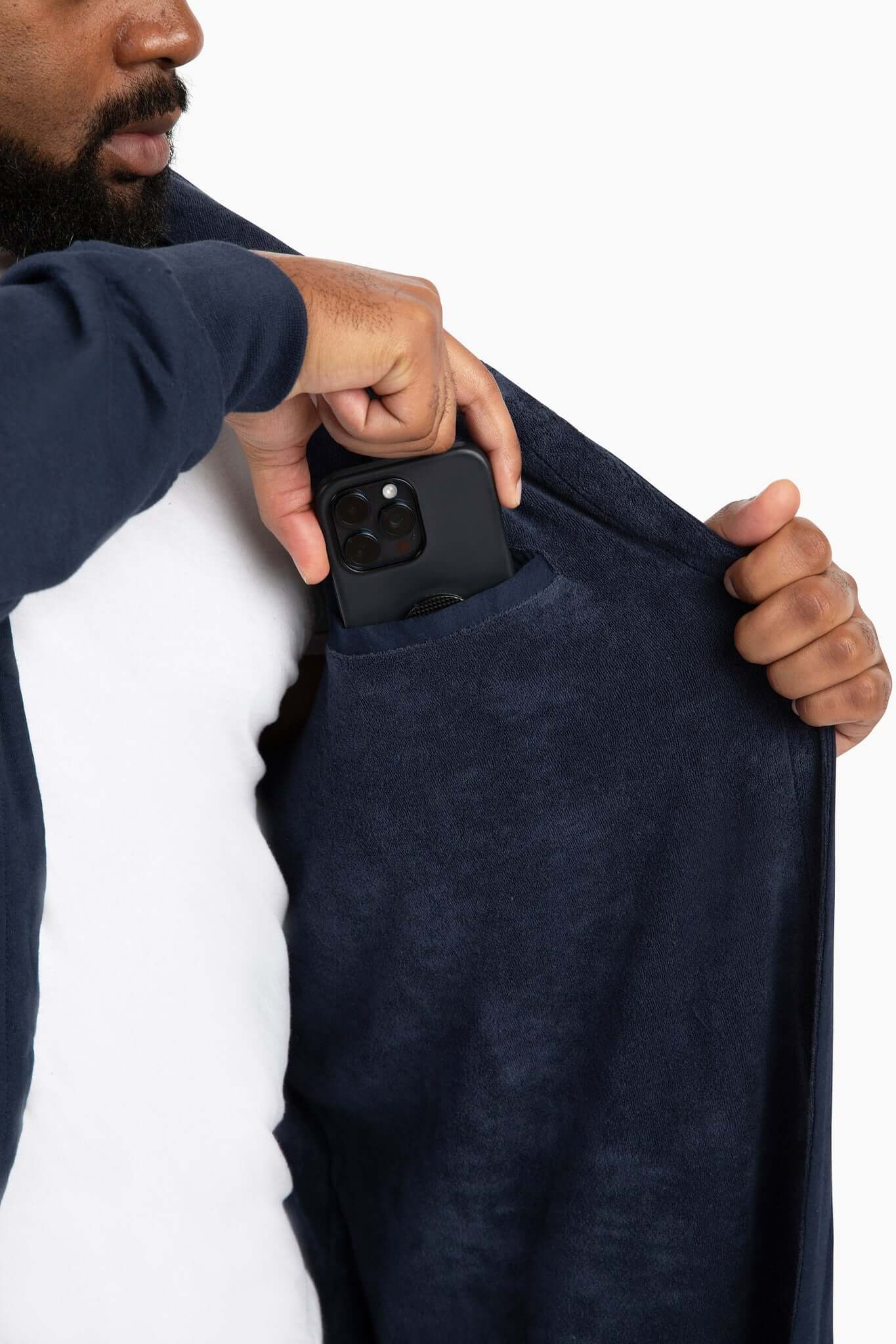 The DudeRobe - Ultimate Hooded Bathrobe for Men