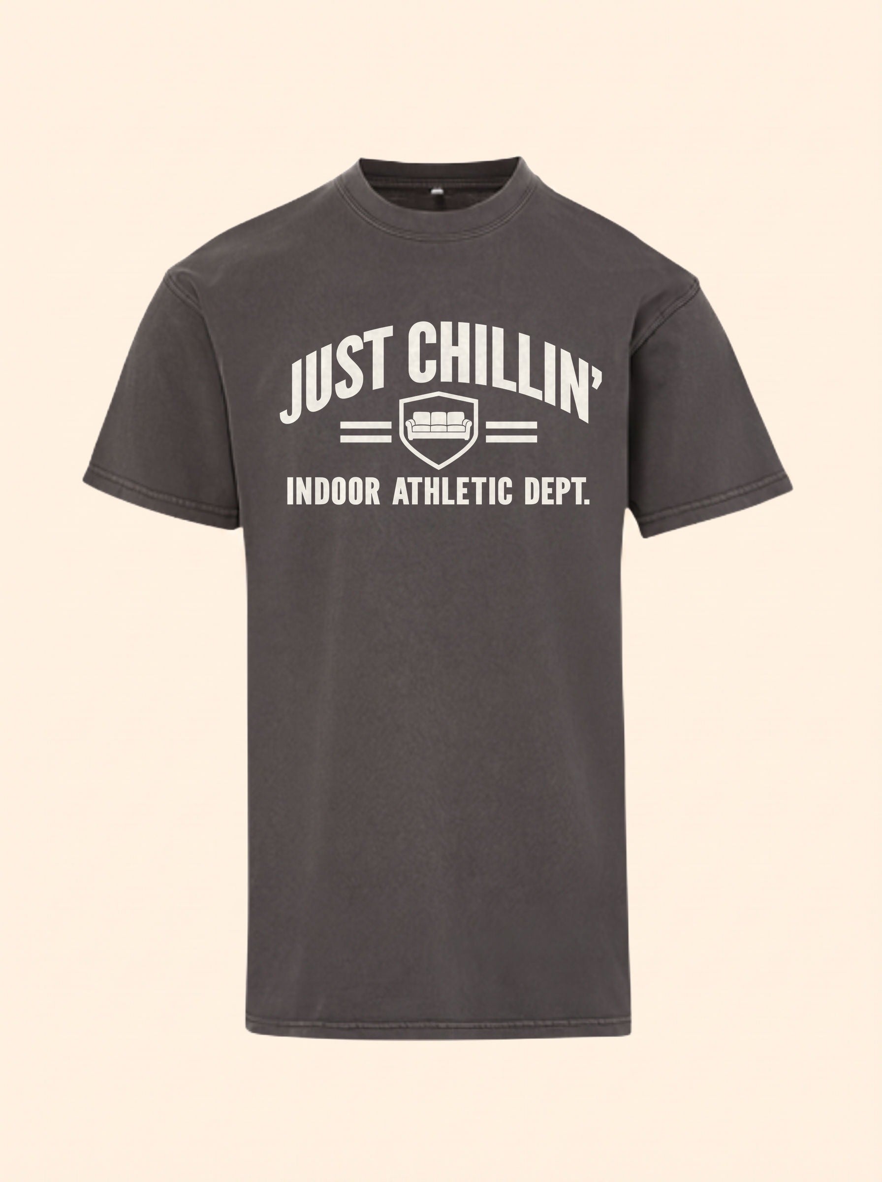 DudeRobe Tee - Just Chillin' - Ash Black