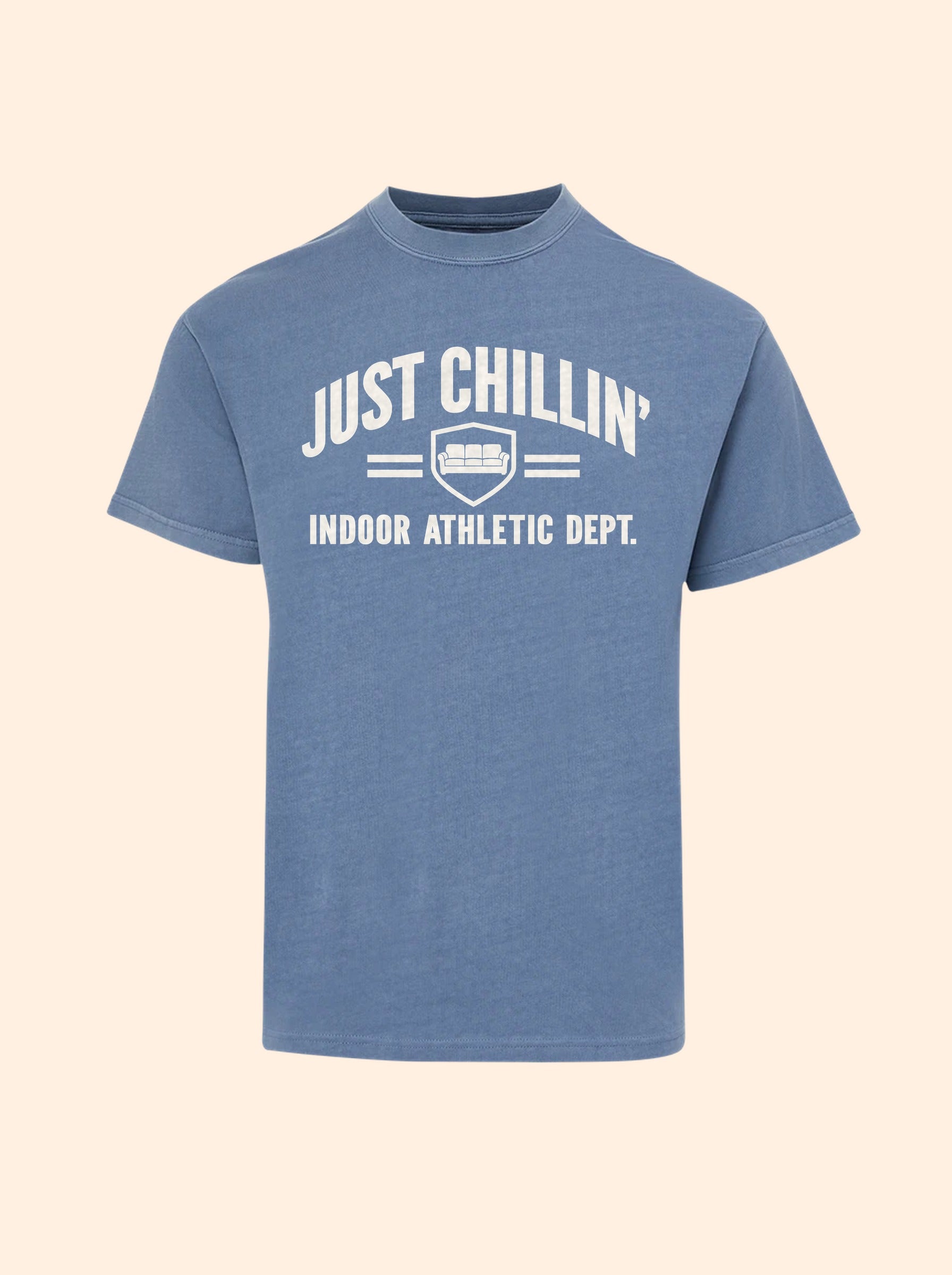 DudeRobe Tee - Just Chillin' - Oxford Blue