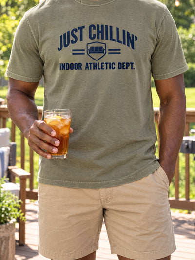 DudeRobe Tee - Just Chillin' - Olive Branch