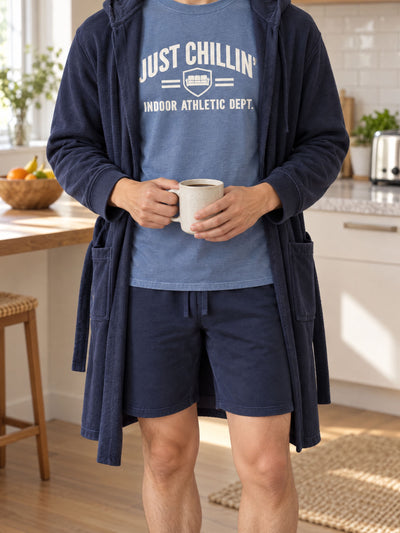 DudeRobe Tee - Just Chillin' - Oxford Blue