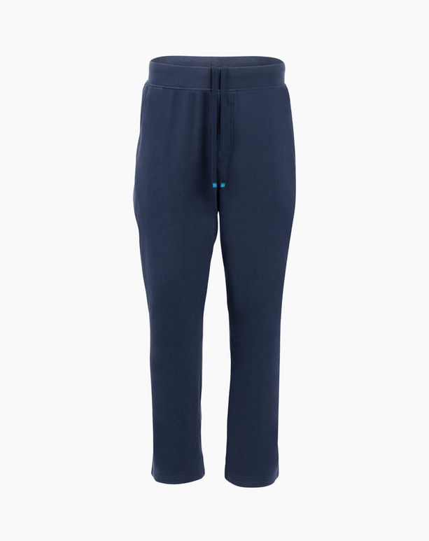Navy blue men's sweatpants from Ultimate Combo, part of the luxury DudeRobe collection for ultimate comfort.