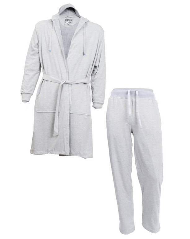 Luxury Men's Bathrobe & Pants Combo