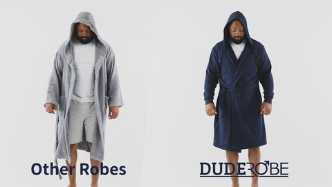 The DudeRobe - Luxury Hooded Bathrobe