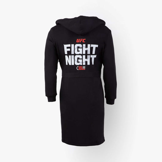UFC DudeRobe in black featuring 'Fight Night' design, perfect addition for UFC merch fans.