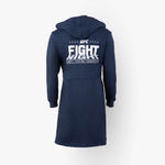 UFC DudeRobe in navy showing back design with 'Fight Night' print, perfect ufc merch for fans.