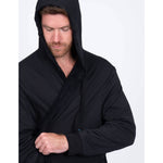 UFC DudeRobe in black, comfortable bathrobe designed for UFC fans, official UFC merch.