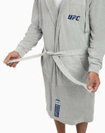 UFC DudeRobe in grey, perfect for fight night comfort, showcasing official UFC merch design.